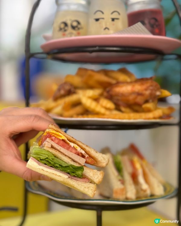 梅窩必去冰室☕️港女三層打卡下午茶🫖🩷