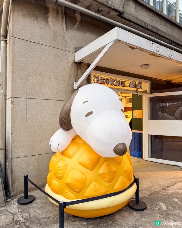 台北觀光｜史努比花生飲茶快閃店