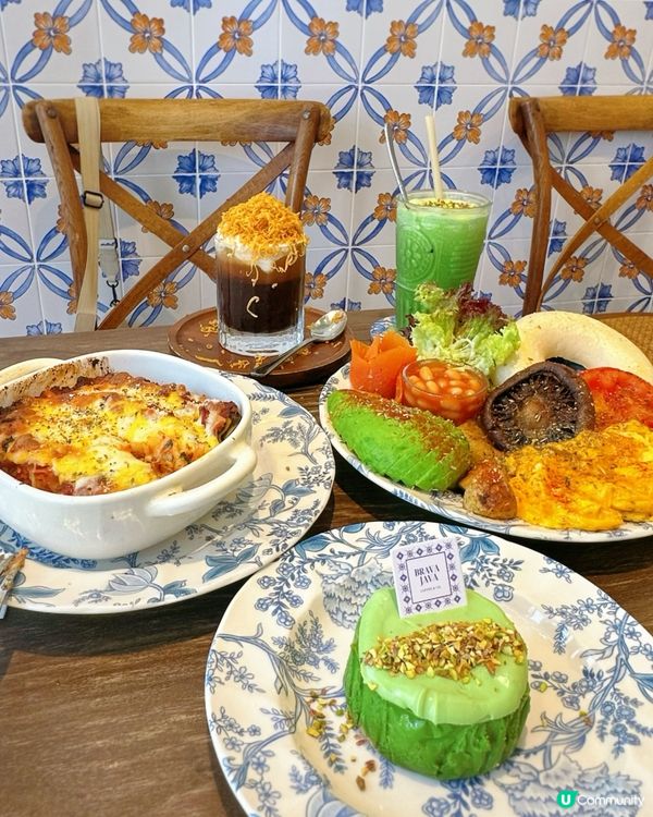 葡萄牙風Cafe ☕️ 藍白小清新！