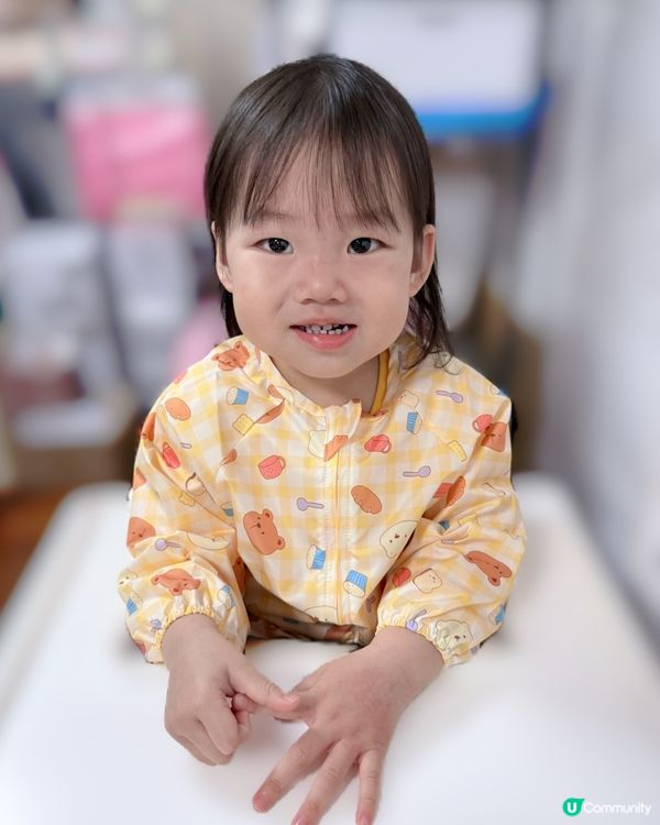 👶 防水連身衣輕鬆餵食！✨