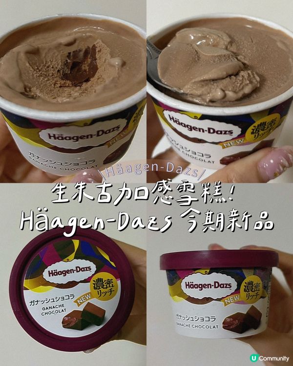 生朱古力口感雪糕! Häagen-Dazs今期新品