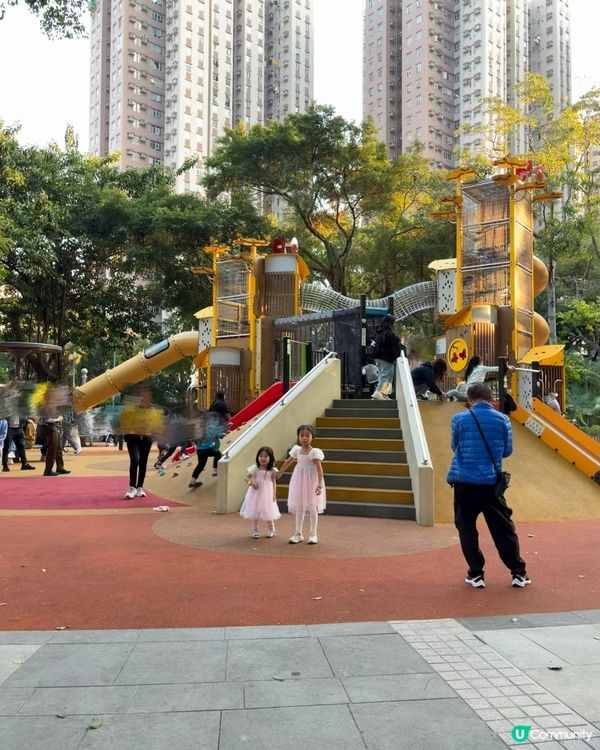 適合年齡較大的小朋友放電兒童遊樂場🛝