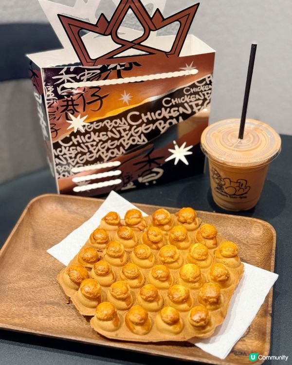 🤤香港特色！「菠蘿包雞蛋仔」香脆鬆軟！