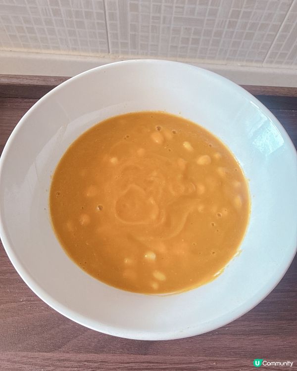 自家製超濃郁粟米南瓜湯