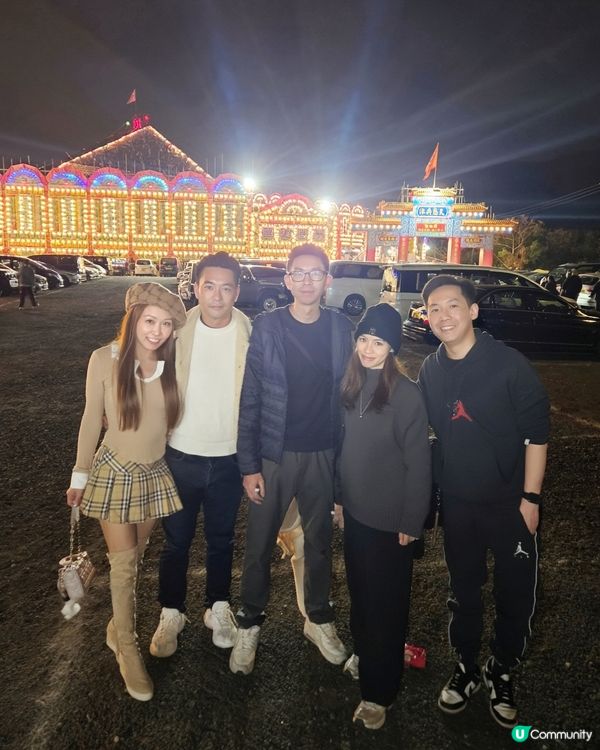 錦田打醮美食嘉年華！竹棚睇戲食嘢！😋🎉