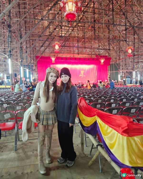 錦田打醮美食嘉年華！竹棚睇戲食嘢！😋🎉