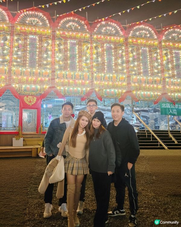 錦田打醮美食嘉年華！竹棚睇戲食嘢！😋🎉