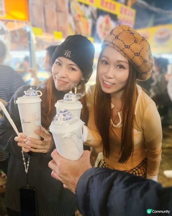 錦田打醮美食嘉年華！竹棚睇戲食嘢！😋🎉