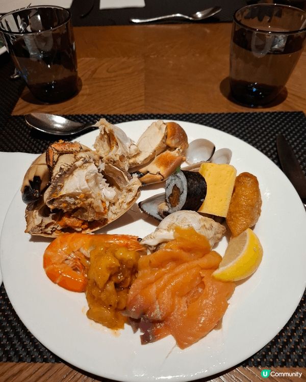 海洋公園萬豪酒店自助午餐勝價比高，食物種類超多，又可玩兒童天...