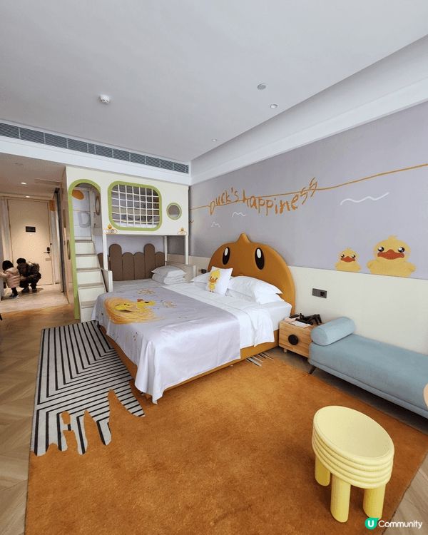 🏨 珠海 B duck 親子三床房⛺️😍