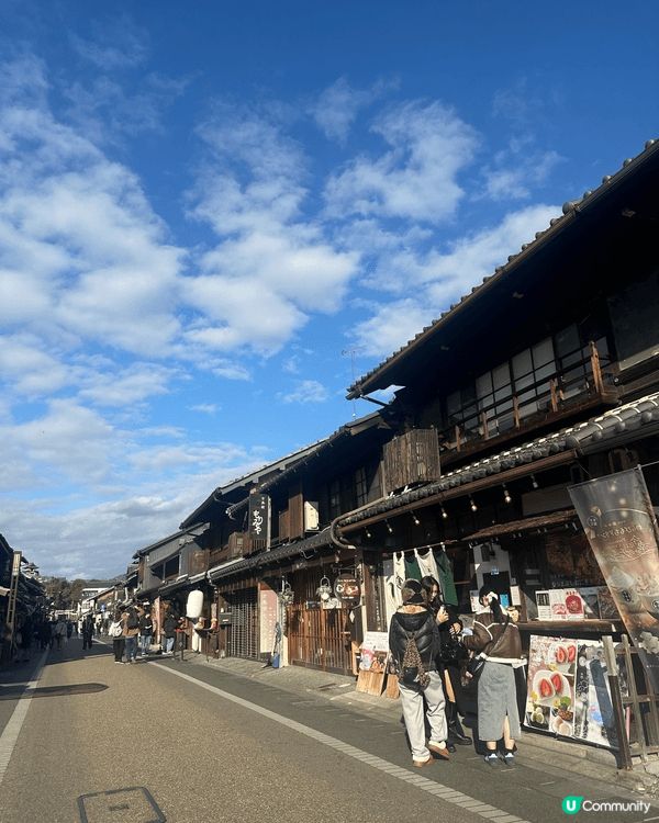 日本國寶犬山城下嘅老街，人唔多非常好行