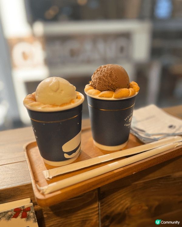 冬日限定燒棉花糖雪糕😋