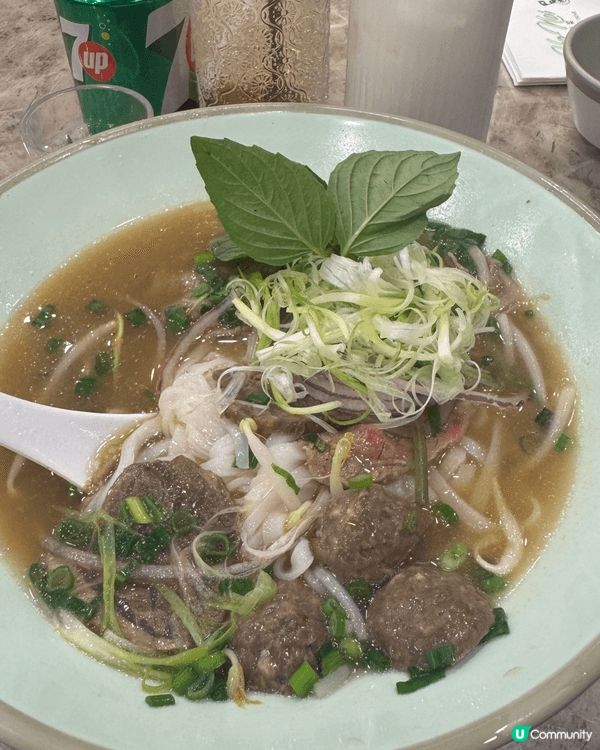 食越南嘢，最緊要叫返個越南湯河，湯底超級正