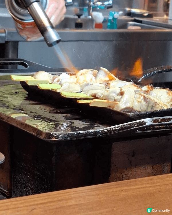東京築地市場 - 鮪Steak 店的炙燒 Tuna  魚. ...