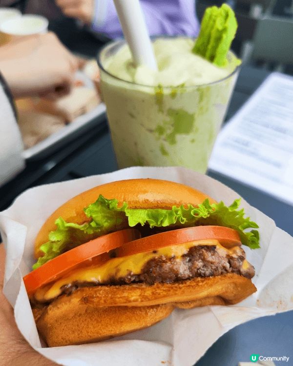 中環IFC嘅Shake Shack，景觀無敵！招牌漢堡真係正...