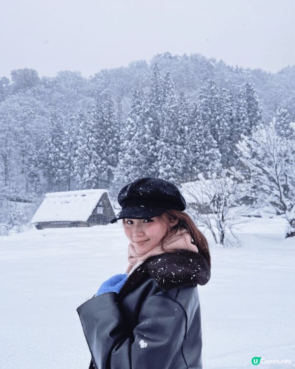 想像你推開一扇時光之門🚪✨，踏入白川鄉🏔️❄️，就好似墜入《...