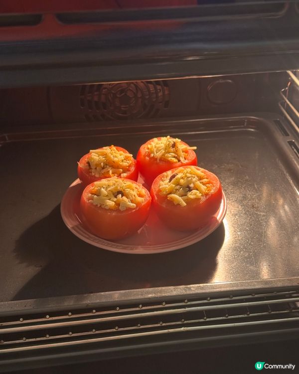 新年飯必備！🍅🍇🍚✨事事如意㊗️原個蕃茄提子蔬菜飯