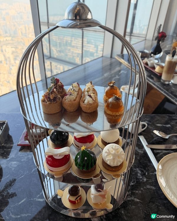 麗思卡爾頓酒店103 high tea 食物政治服務一流景觀...