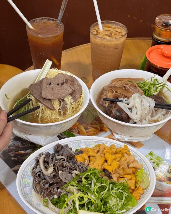 圖1: 尖沙嘴蘭香面家吃到超正宗美味的雞腸/牛百葉，處理的乾...