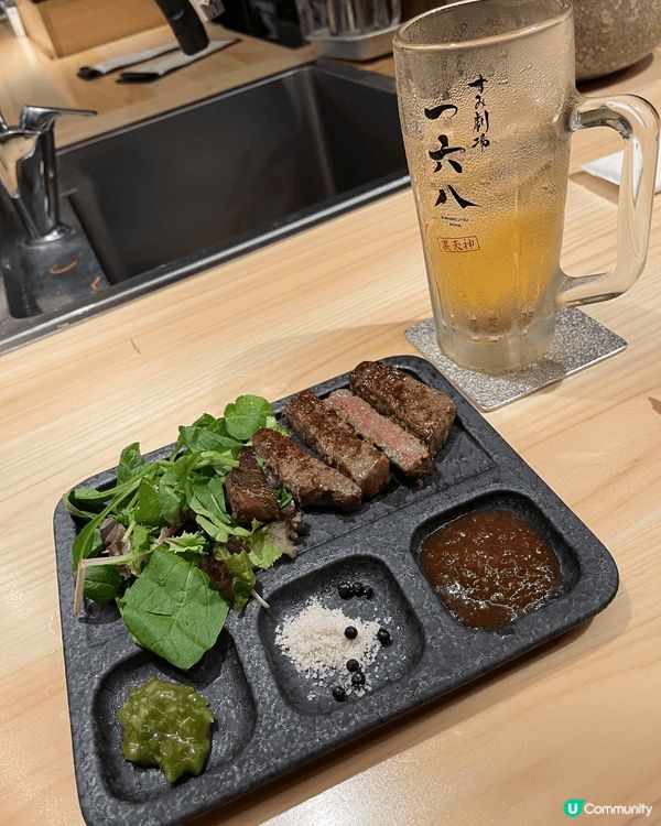 這間是一間鐵板燒的餐廳位於日本福岡，名字叫一六八，之前網上留...