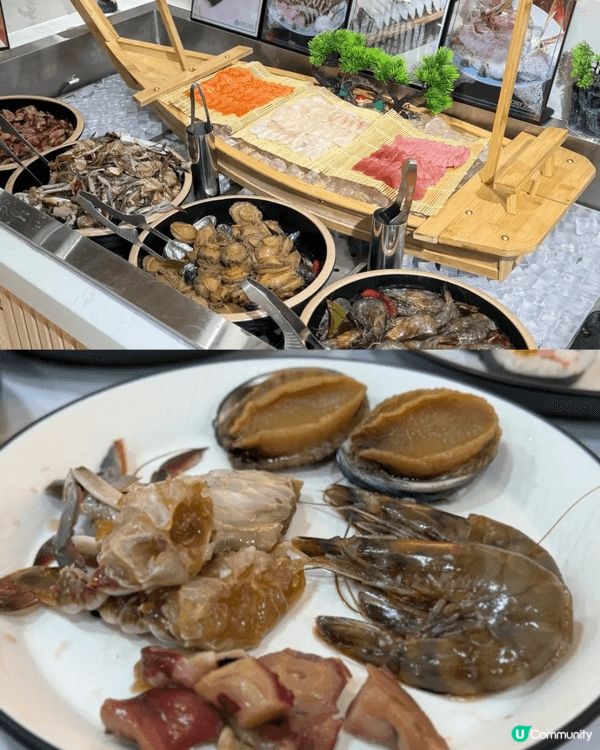 這裡的chef zone, 食韓國放題的，有150種韓國食物...