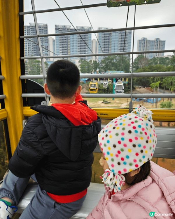 廣州長隆野生動物園，好適合一家大細去，坐纜車從高空睇動物別有...