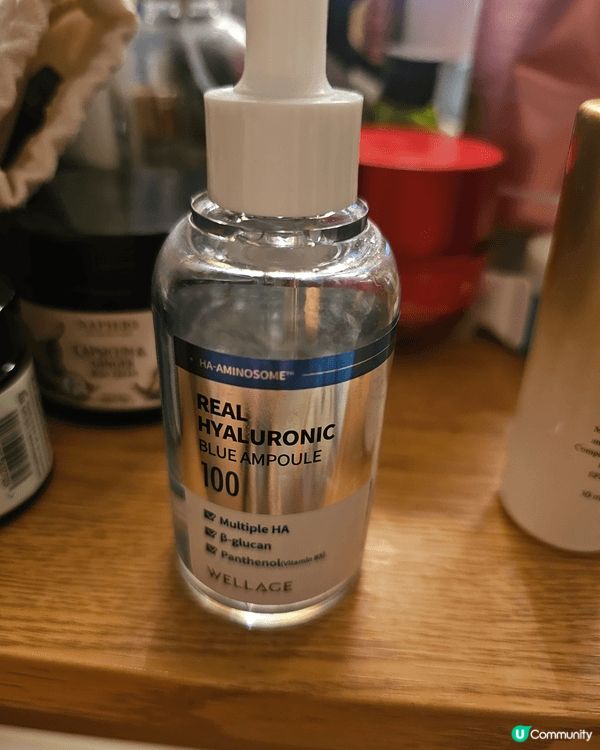 最近冬天用左依2款精華，早上用wellage保濕精華真係超保...