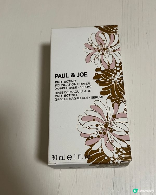 Paul & Joe 陶瓷隔離霜，本身有防曬係數，隔離同時防...