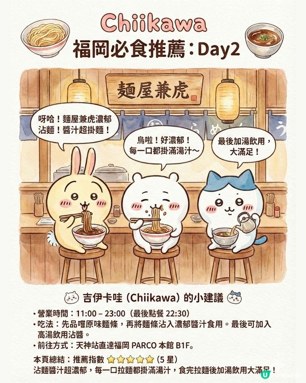 AI生成Chiikawa福岡行程全攻略！直接Save低就可以即刻飛福岡的終極懶人包?!😏 附完整AI指令及教學💡