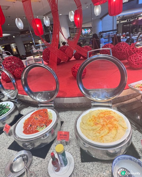 塘廈三正半山溫泉酒店必食Buffet🦀🍲😋