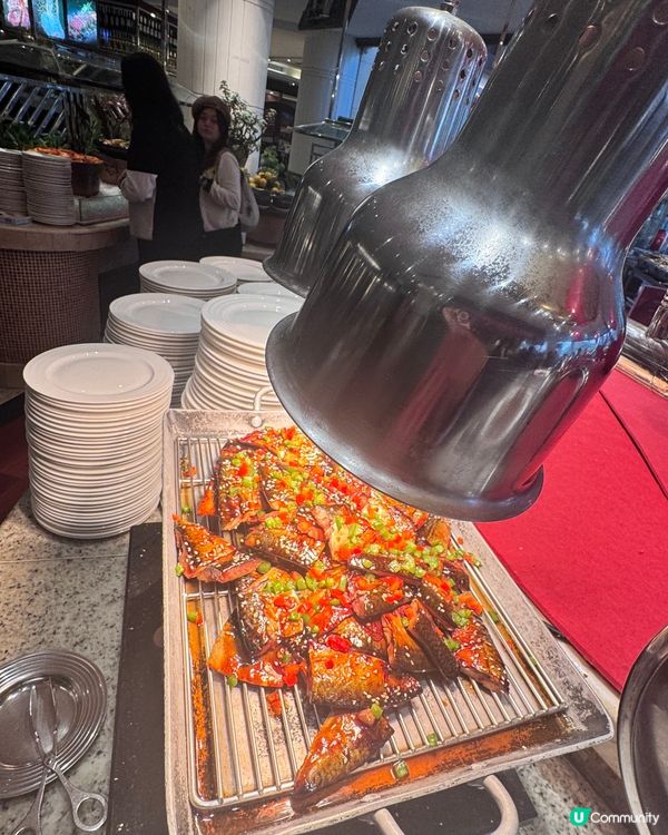 塘廈三正半山溫泉酒店必食Buffet🦀🍲😋