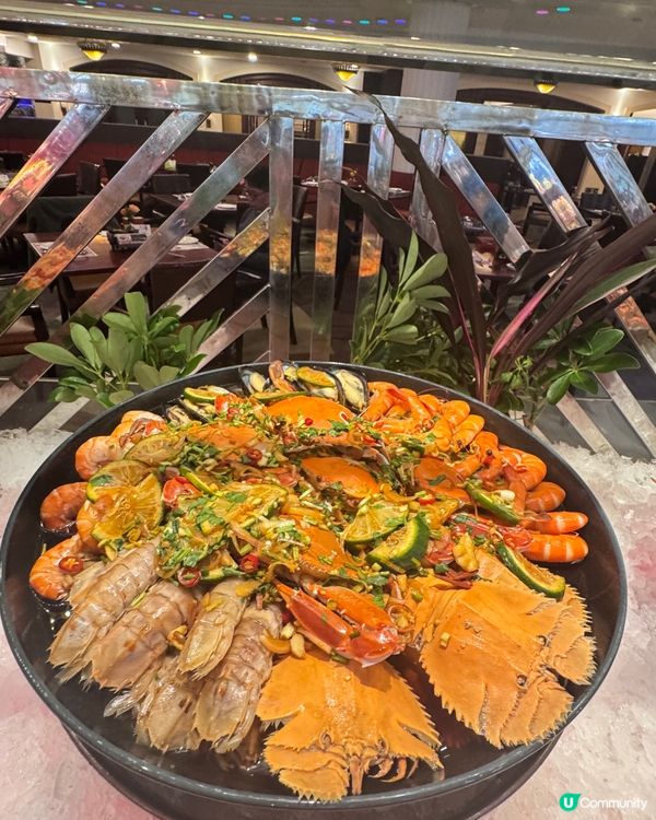 塘廈三正半山溫泉酒店必食Buffet🦀🍲😋