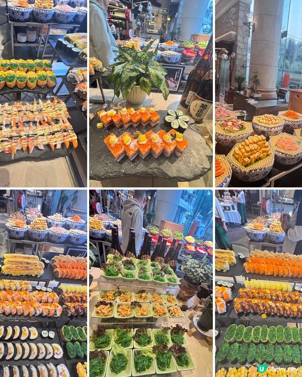 塘廈三正半山溫泉酒店必食Buffet🦀🍲😋