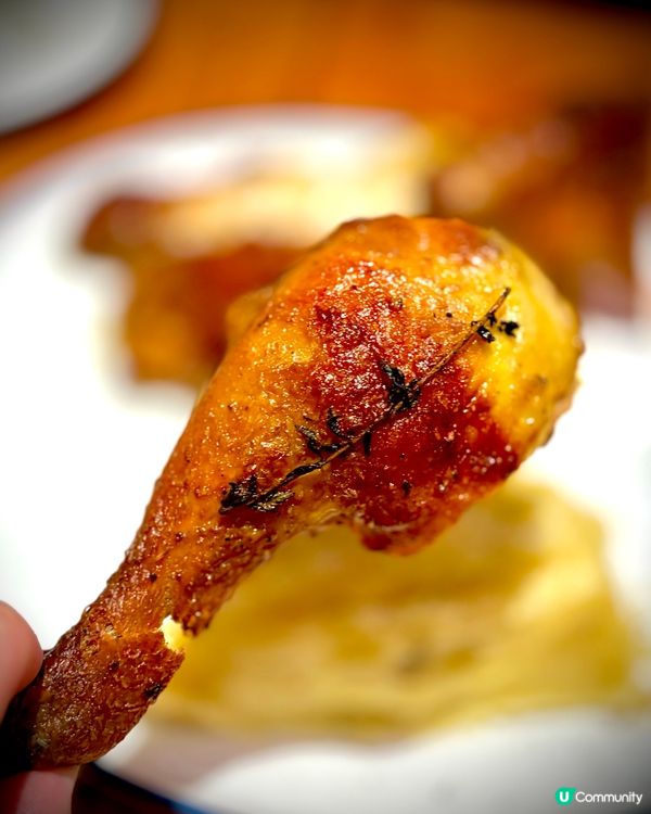 炸魚薯條店有得食烤雞🤤🤤