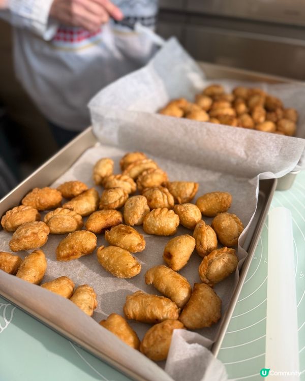 人生第一次整中式🧧傳統角仔同手作蛋卷