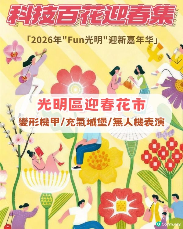 🌸2026 深圳新春花市全攻略🌸5 大區必去主場📍