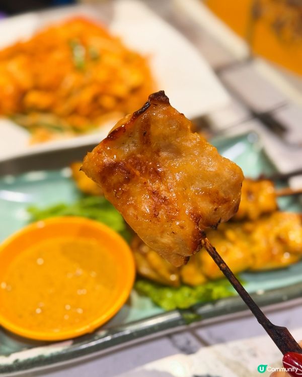 九龍城街坊人氣泰菜🌟必食沙嗲串燒！
