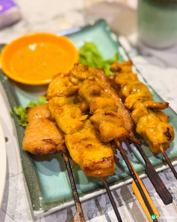 九龍城街坊人氣泰菜🌟必食沙嗲串燒！