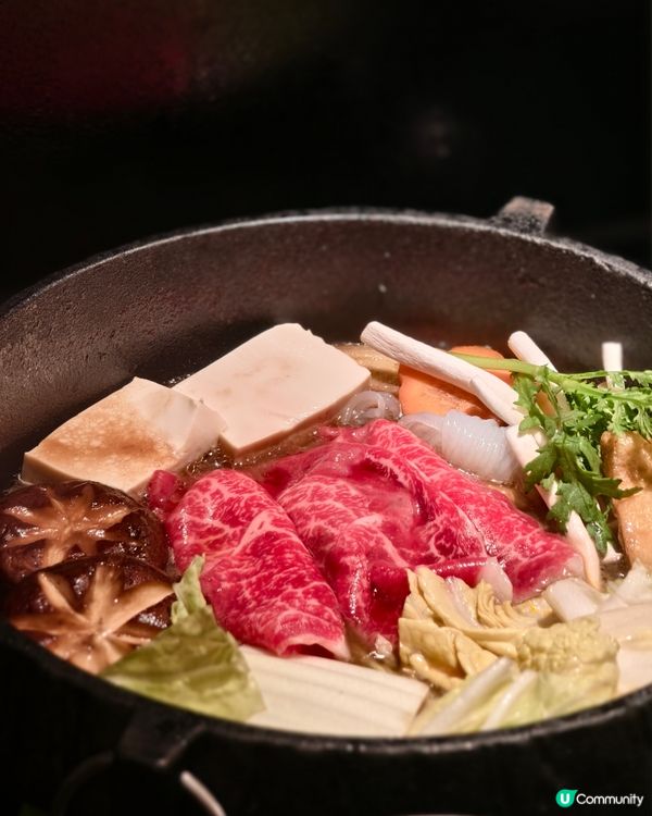 限量日本黑毛和牛牛板腱壽喜燒套餐