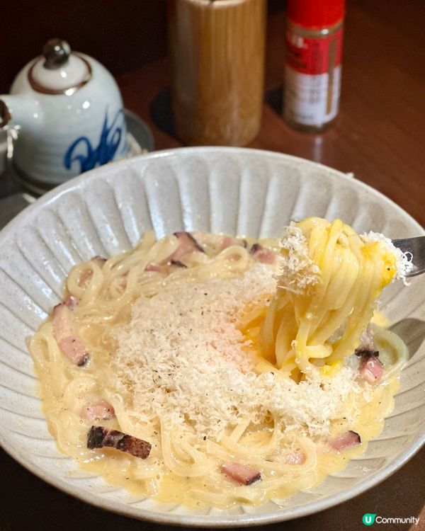 炭火串燒x卡邦尼烏冬💯銅鑼灣高質居酒屋🏮