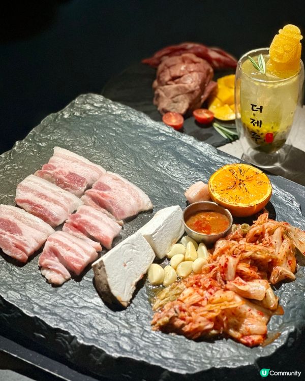 火山石烤肉🌋必食低溫熟成濟州豬🇰🇷