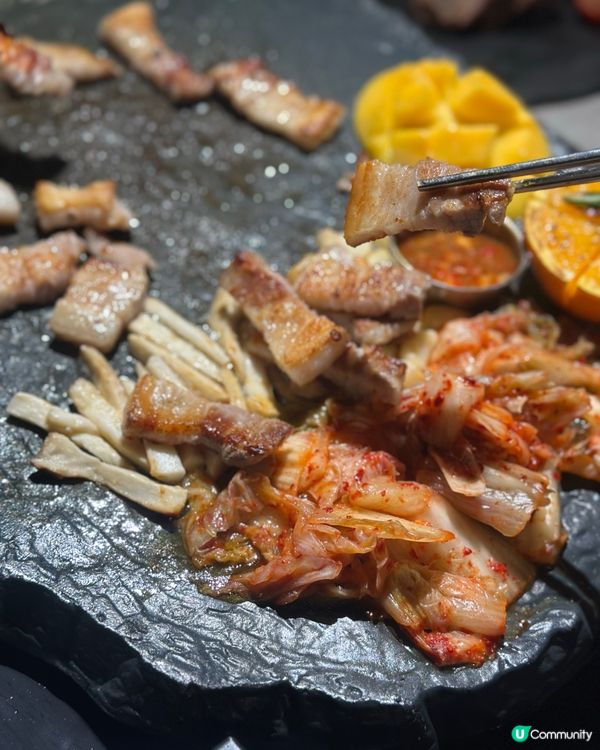 火山石烤肉🌋必食低溫熟成濟州豬🇰🇷