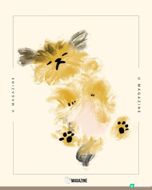 日本畫師幾筆神還原狗狗日常｜越簡單越動人！療癒留白畫風引發共鳴！