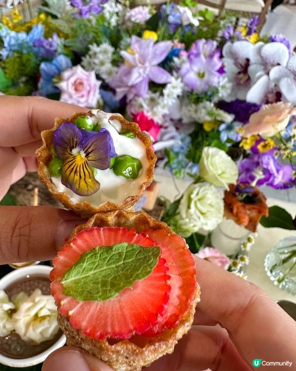 花園下午茶📸仙氣爆棚！🌸