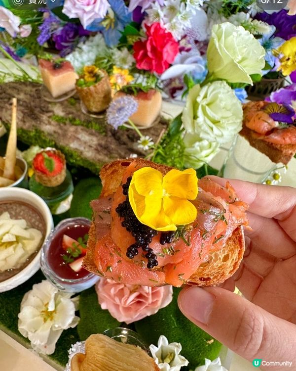 花園下午茶📸仙氣爆棚！🌸