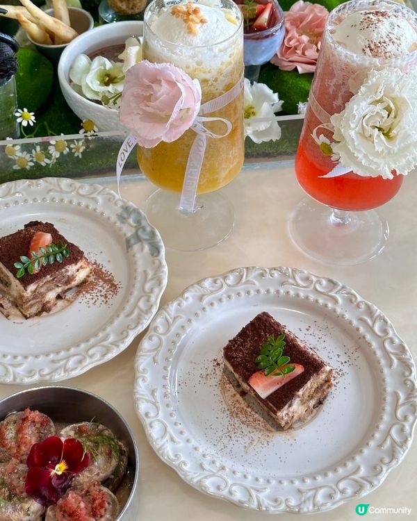 花園下午茶📸仙氣爆棚！🌸