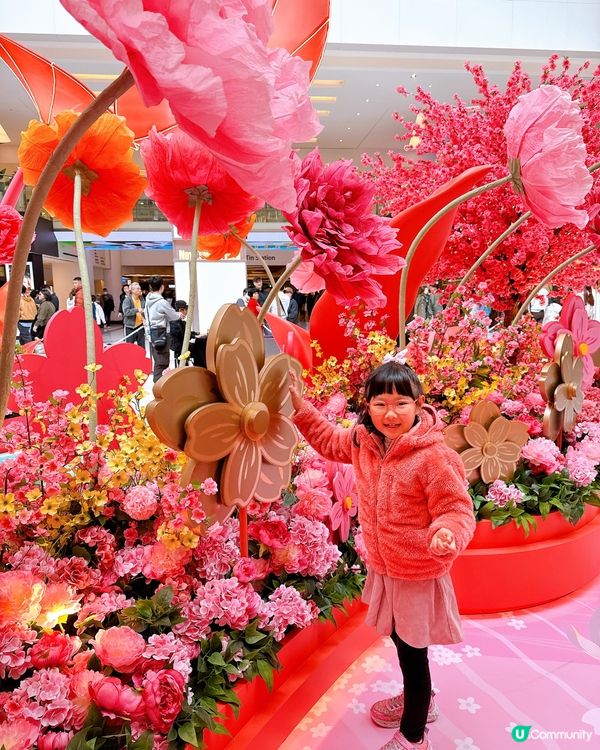 花海結緣新城市🌸桃花牡丹迎新春！💖
