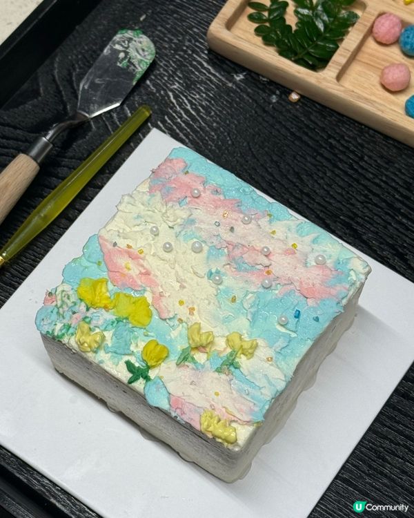 🎨 把油畫穿在蛋糕上！這是我捨不得吃的藝術品🍰