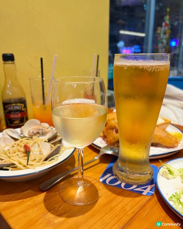 🐟🍝炸魚薯條意粉都勁好食