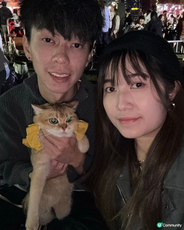 草地野餐初體驗！貓貓好Chill ☀️🌳